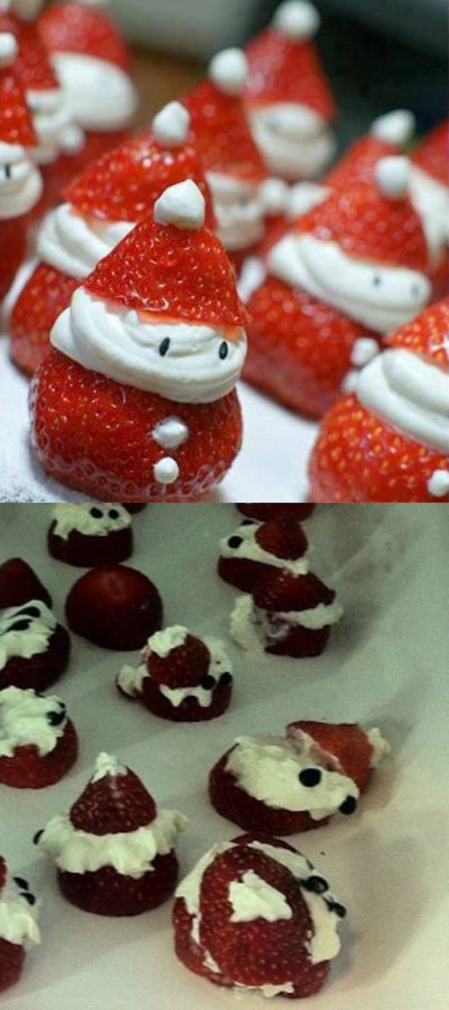 strawberry snowman nailed