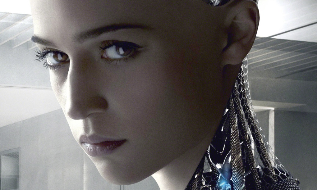 The girl on the photo is real. She's Alicia Vikander, who plays a seductive cyborg in a film the bot designer's are trying to promote this way. Heartbroken guys are already sending complains about how the bot played with their emotions.