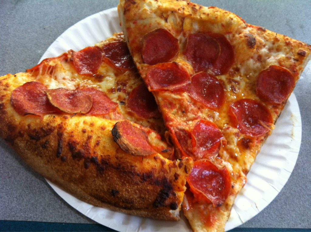 In America, 350 slices of pizza are sold every second.