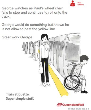 13 Hilarious Queensland Train Etiquette Posters