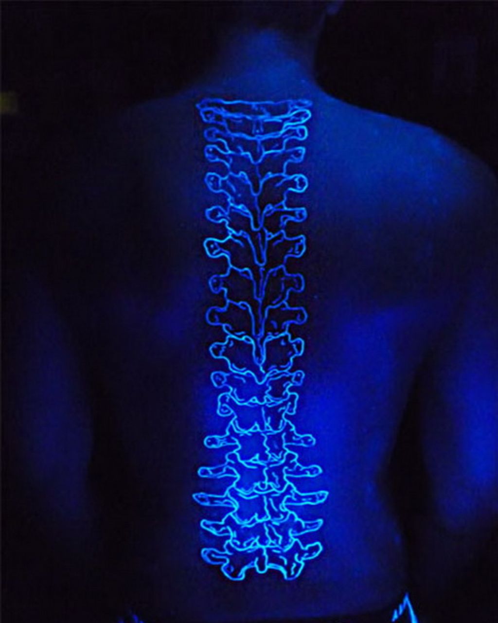 UV tattoos are created with ink that is completely invisible in normal daylight but glows brightly under ultraviolet light.