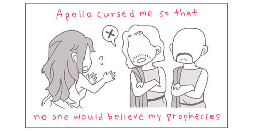 apollo and cassandra kids - Apollo cursed me so that no one would believe my prophecies