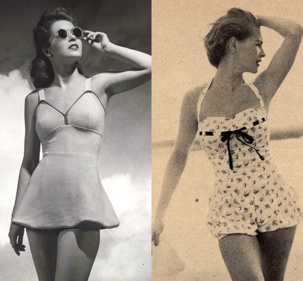 In 1921, swimwear manufacturer Jantzen decided to change the term “bathing suit” to “swimming suit” to justify their more revealing swimsuits as a form of athleticism.