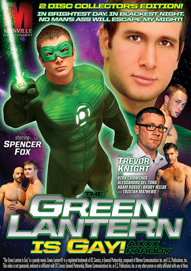 green lantern gay parody - 2 Disc Collector'S Edition! In Brightest Day. In Blackest Night. No Man'S Ass Will Escape My Might! Nnville Tainment starring Spencer Fox Trevor Knight Kirxculawings Alessandro Del Toro Adam Russo Brody Wilde ond Tristan Mathews