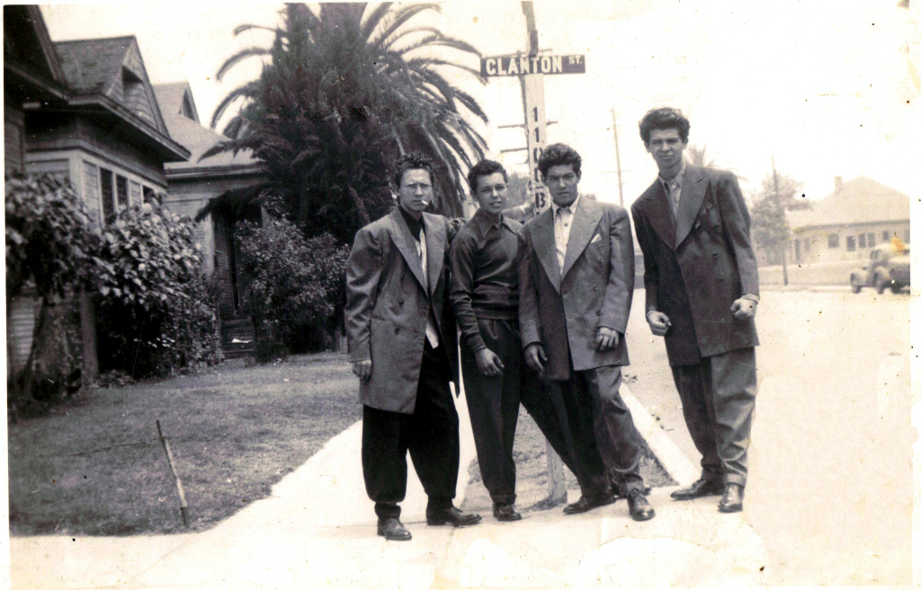 "Clanton 14" Los Angeles street gang members looking sharp (1930s).