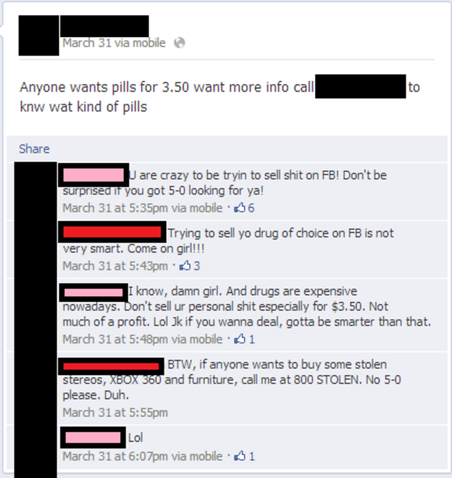 16 Idiots Confessing Their Crimes on Facebook