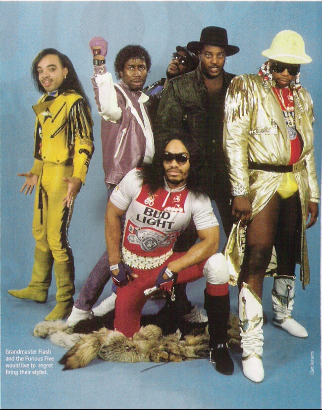 Grand Master Flash and The Furious Five. Early 1980s.
