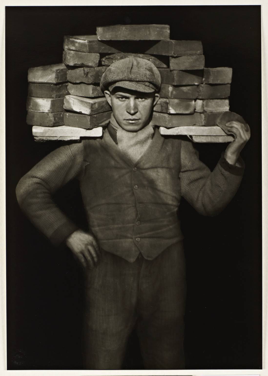 Bricklayer in 1928.