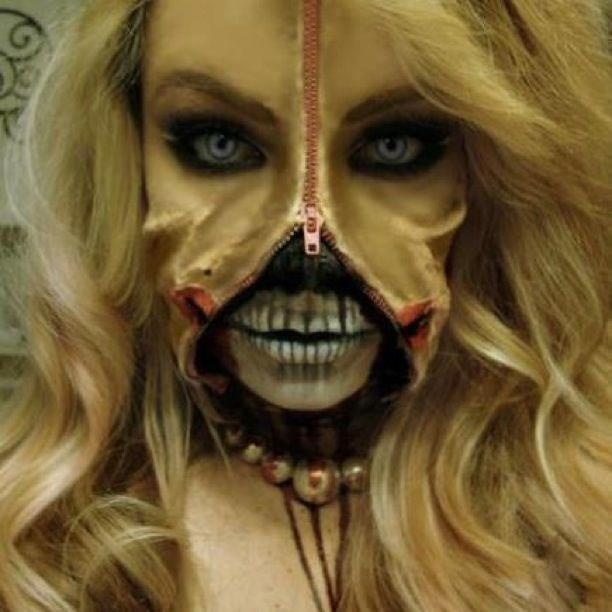 20 Terrifying Horror Makeup Girls