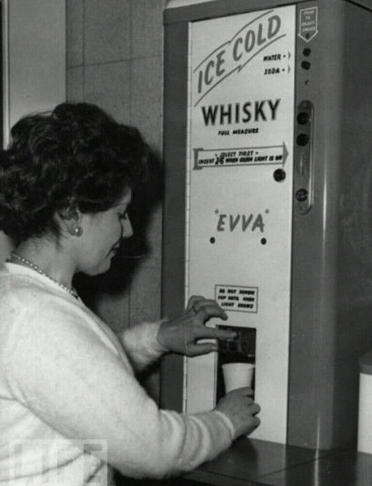 Office Whiskey Dispenser, 1950's.