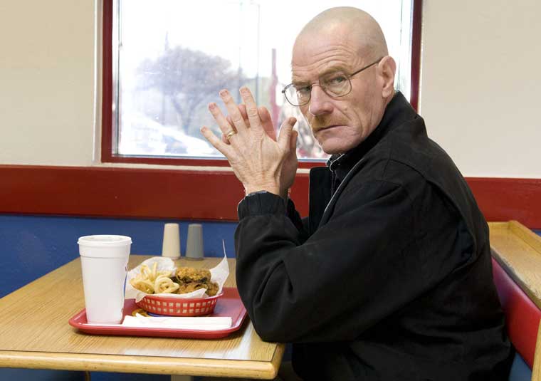 Fans suggested that mr. Gilligan should make sure each location had a "guy that looks like Walter White sitting alone eating," and menu featuring ice cream covered with blue Pop Rocks (to look like meth), plenty of Heisenburgers, and Onion Frings.