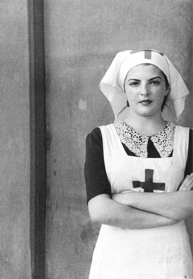Nurse in Madrid, 1936.