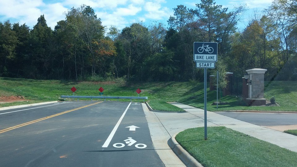funny bike lane - Bike Lane Start 070
