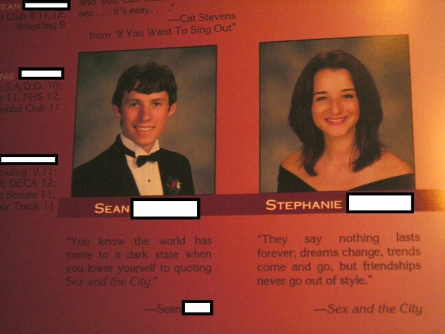 24 of The Wittiest Yearbook Photo Quotes