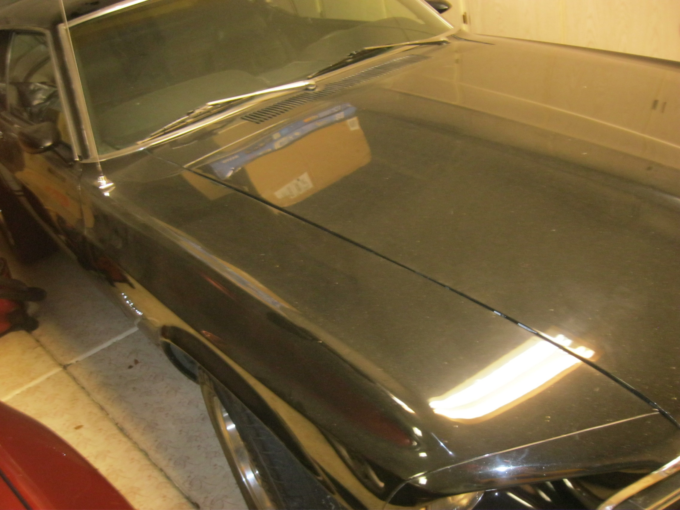 A '69 Black Ford Mustang! To think he only spent $2.99 for the 3DS box.