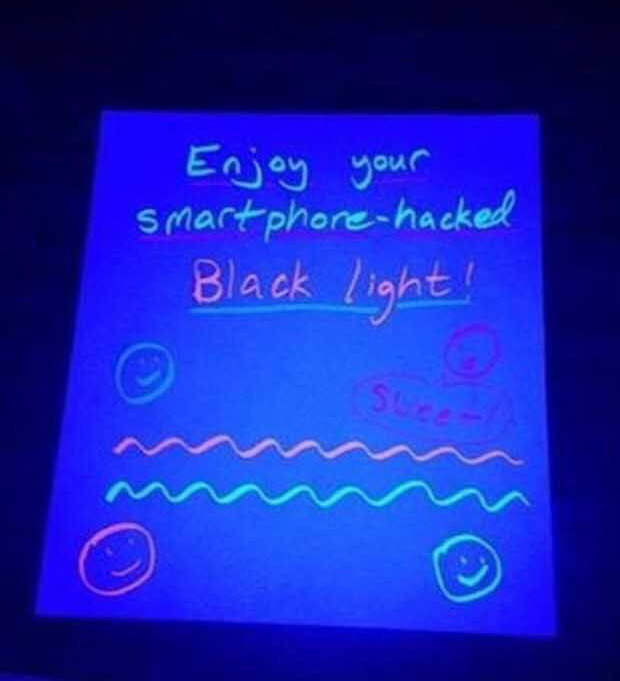 DIY Blacklight: Use This Hack to Turn Any Smartphone Into a Blacklight