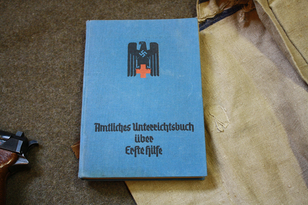 Hold on, what's THIS? A Nazi first aid book?