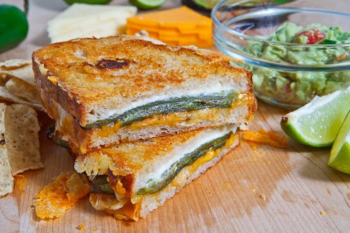 Jalapeno Pepper Grilled Cheese Sandwich