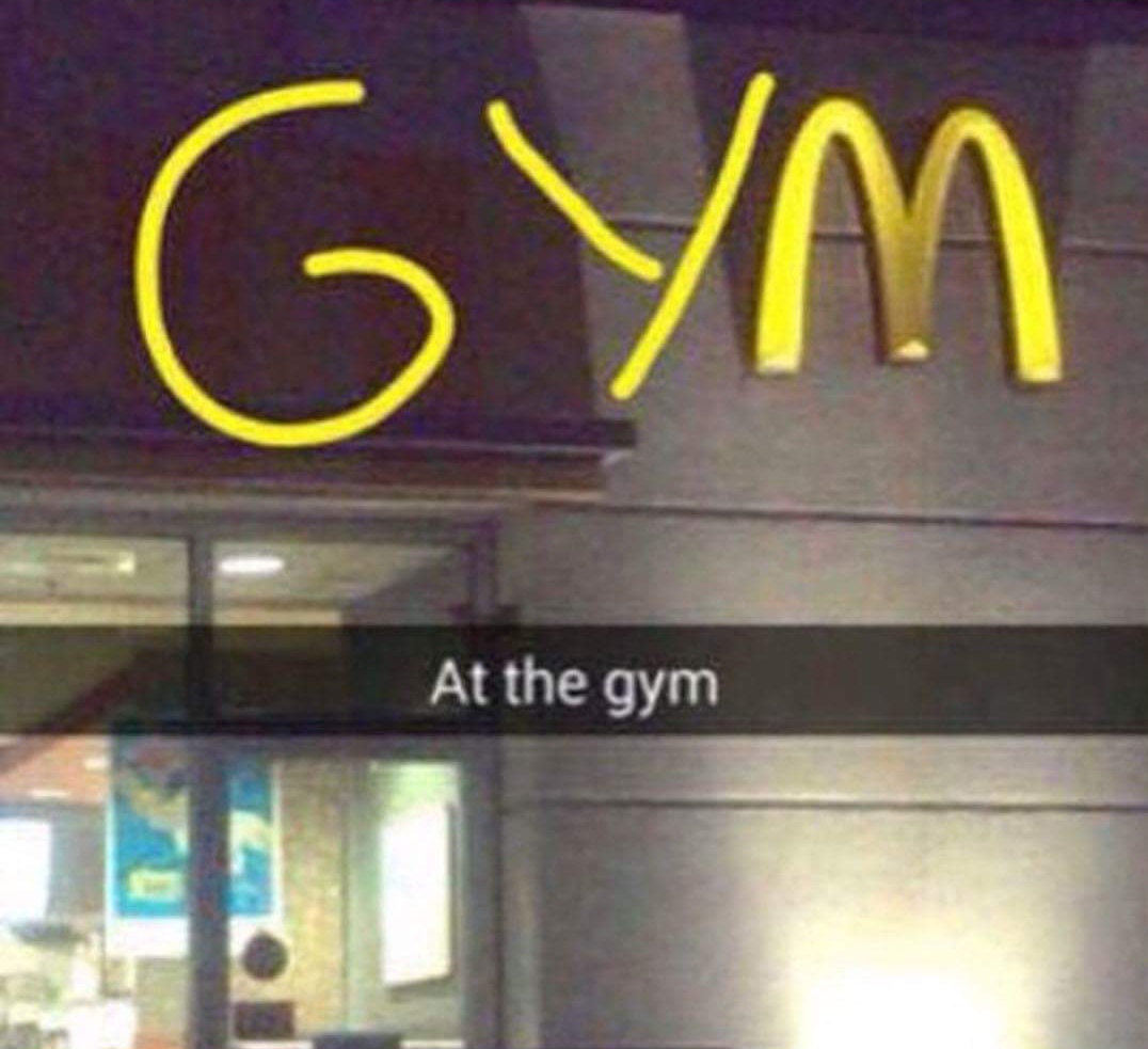 gym mcdonalds snap - Gym At the gym