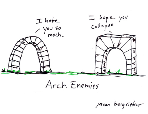 arch enemies meme - I hate I hope you collar you so much. Tata Arch Enemies I jason bergsieker