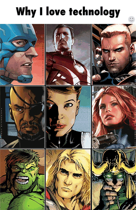 avengers transformation - Why I love technology