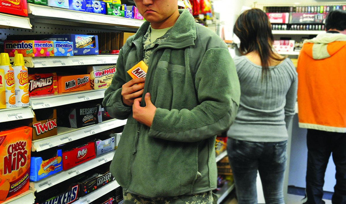 Casual shoplifters - you go to a store to buy beer with your friend, and you 

see them taking small stuff, like candy bars, and hiding it in their pockets, 

smiling at you. Like it's okay to steal, because it's a big store, they're 

rich. They've EARNED IT. The smug grin on their face while they are doing it 

is making you want to punch them in their stupid thieving face.