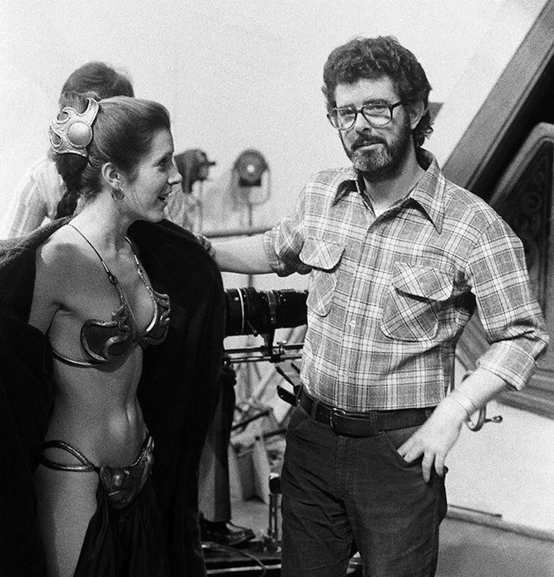 george lucas carrie fisher