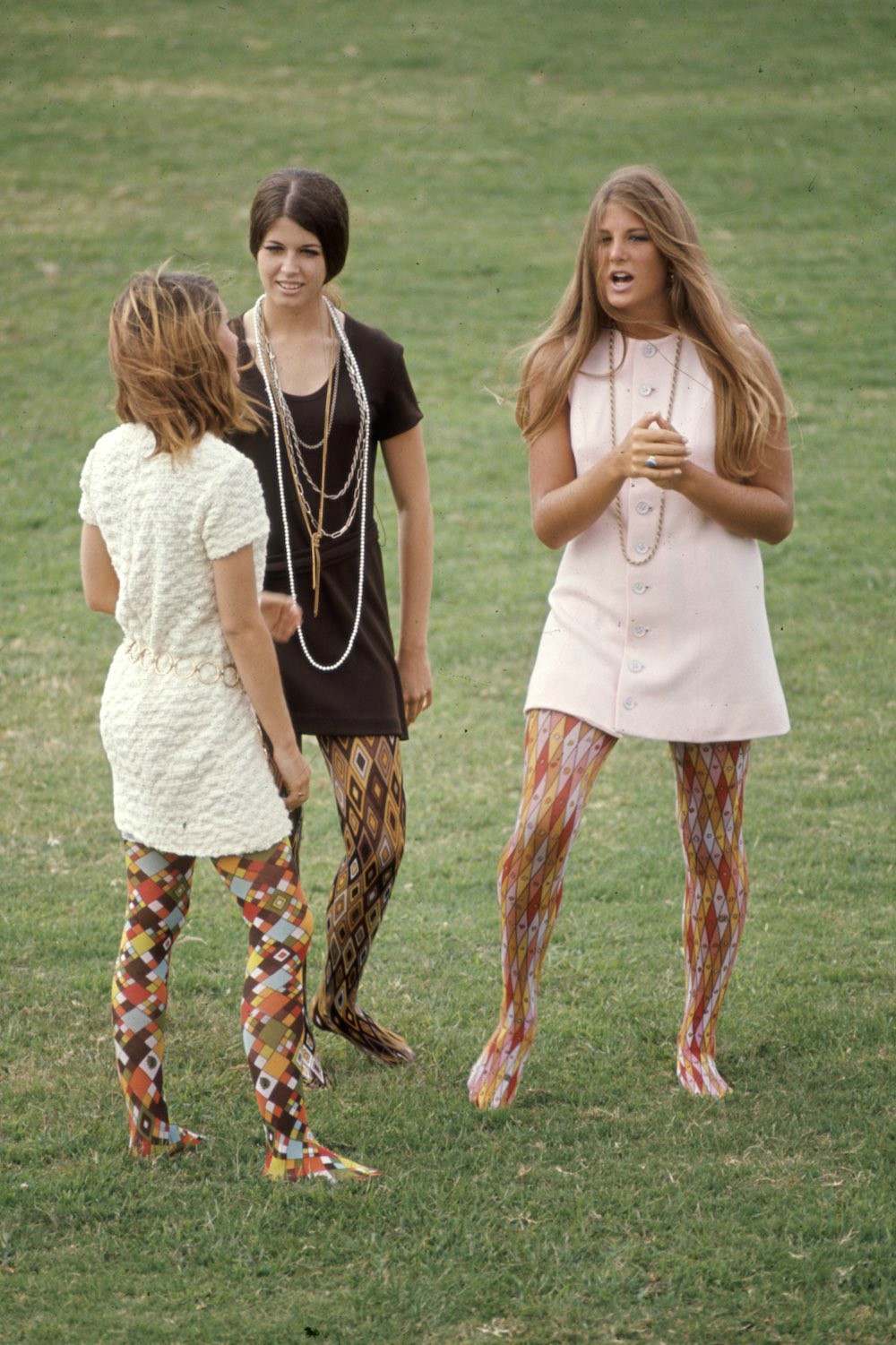 1969 hippies wearing fashionable tights.