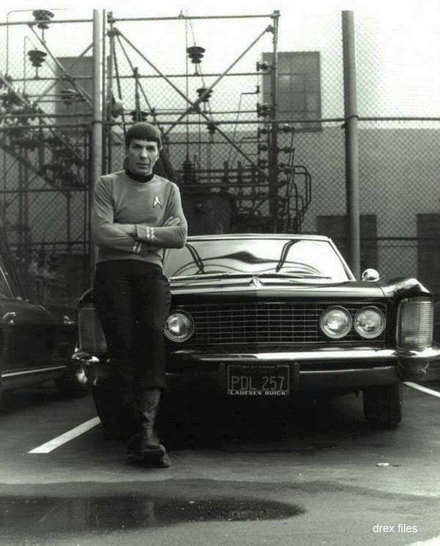 Leonard Nimoy and his 1964 Buick Riviera, 1966.
