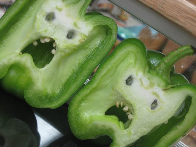 The fear of vegetables is called Lachanophobia.