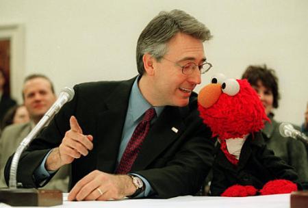 Elmo once testified before Congress.