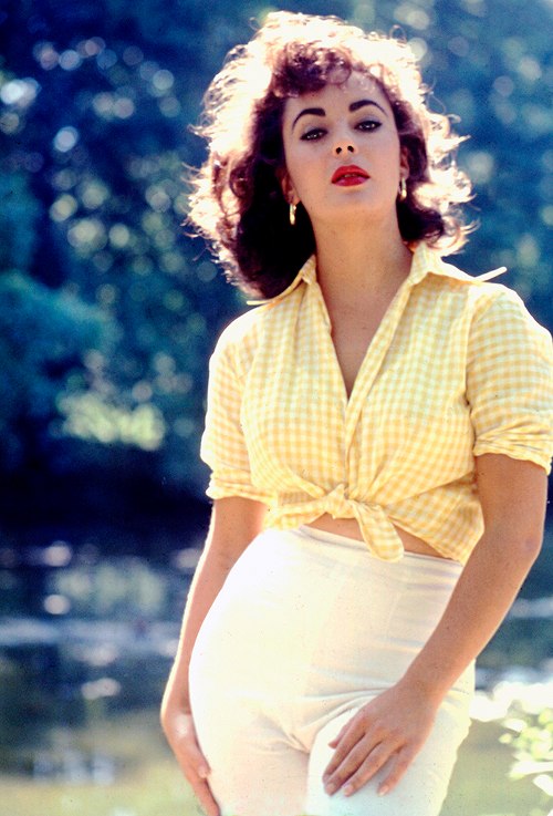 Elizabeth Taylor, 1957.