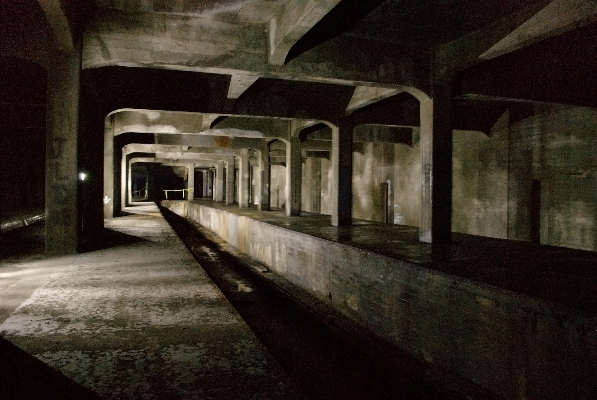 Kenopsia: The eerie, forlorn atmosphere of a place that is usually 

bustling with people but is now abandoned and quiet