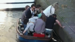 bad luck everyone from the boat gif