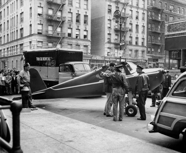 A man once drunkenly stole a plane and landed it in the middle of Manhattan in front of the bar he had been drinking at. Two years later he did it again because someone doubted he had done it the first time.