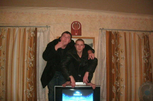 In Russia, people like watching american shows, especially Steven Seagal movies.