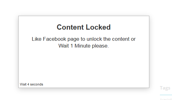 paper - Content Locked Facebook page to unlock the content or Wait 1 Minute please. Wait 4 seconds Tags