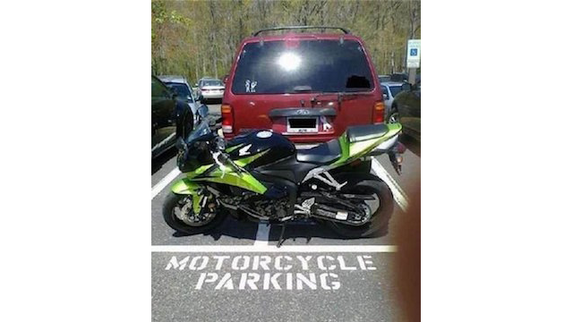 bad parking revenge - Motorcycle Parking