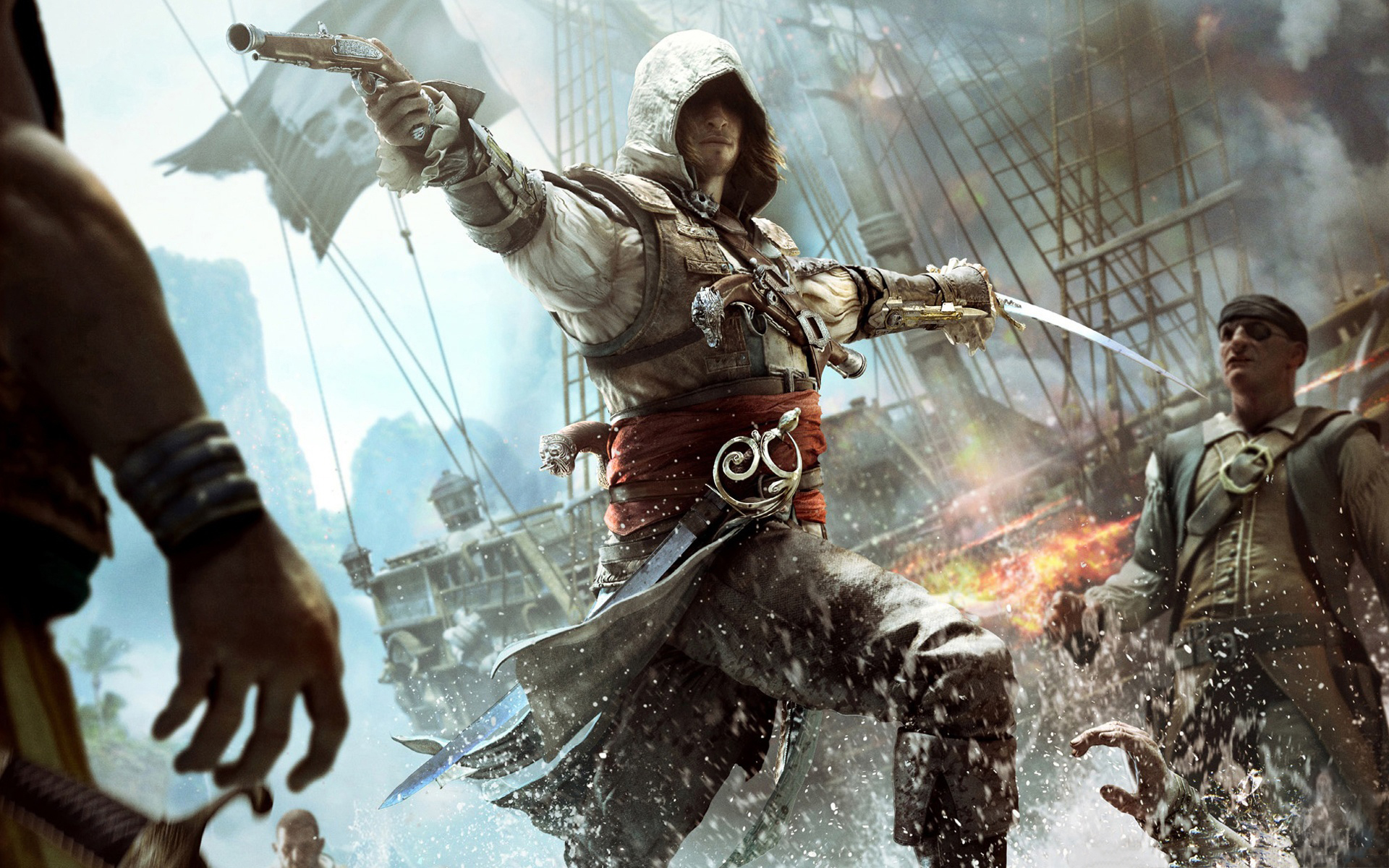 PETA had a problem with the whaling segment of Assassins Creed : Black 

Flag. Ubisoft dismissed it saying they did not condone whaling any more 

than they they condoned a pirate lifestyle.