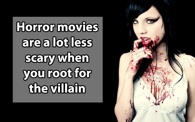 sexy blood - Horror movies are a lot less scary when you root for the villain