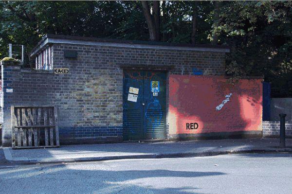 graffiti artist vs council - Red