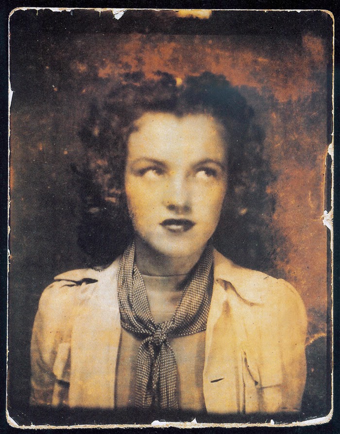 Marilyn Monroe at age 12 in 1938.