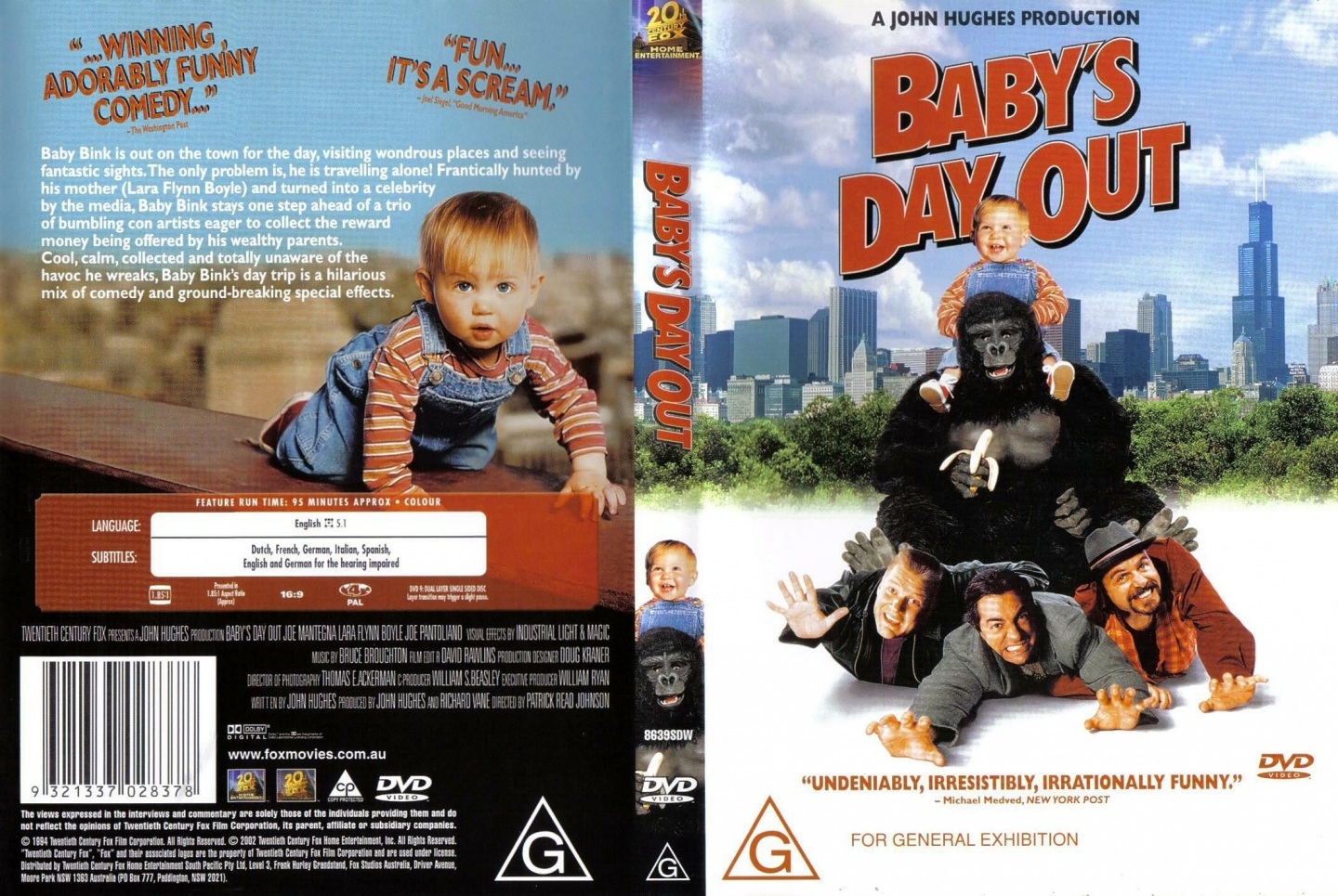 The child from Baby's Day Out is 22 years old now.