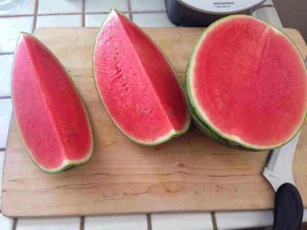 oddly satisfying - perfect watermelon