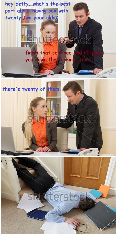 funny offensive stock photo captions - hey betty. what's the best part about having sex with twentytwo year olds shutterbeck finif that serince you own the fuckintoine there's twenty of them shovack Szterstock