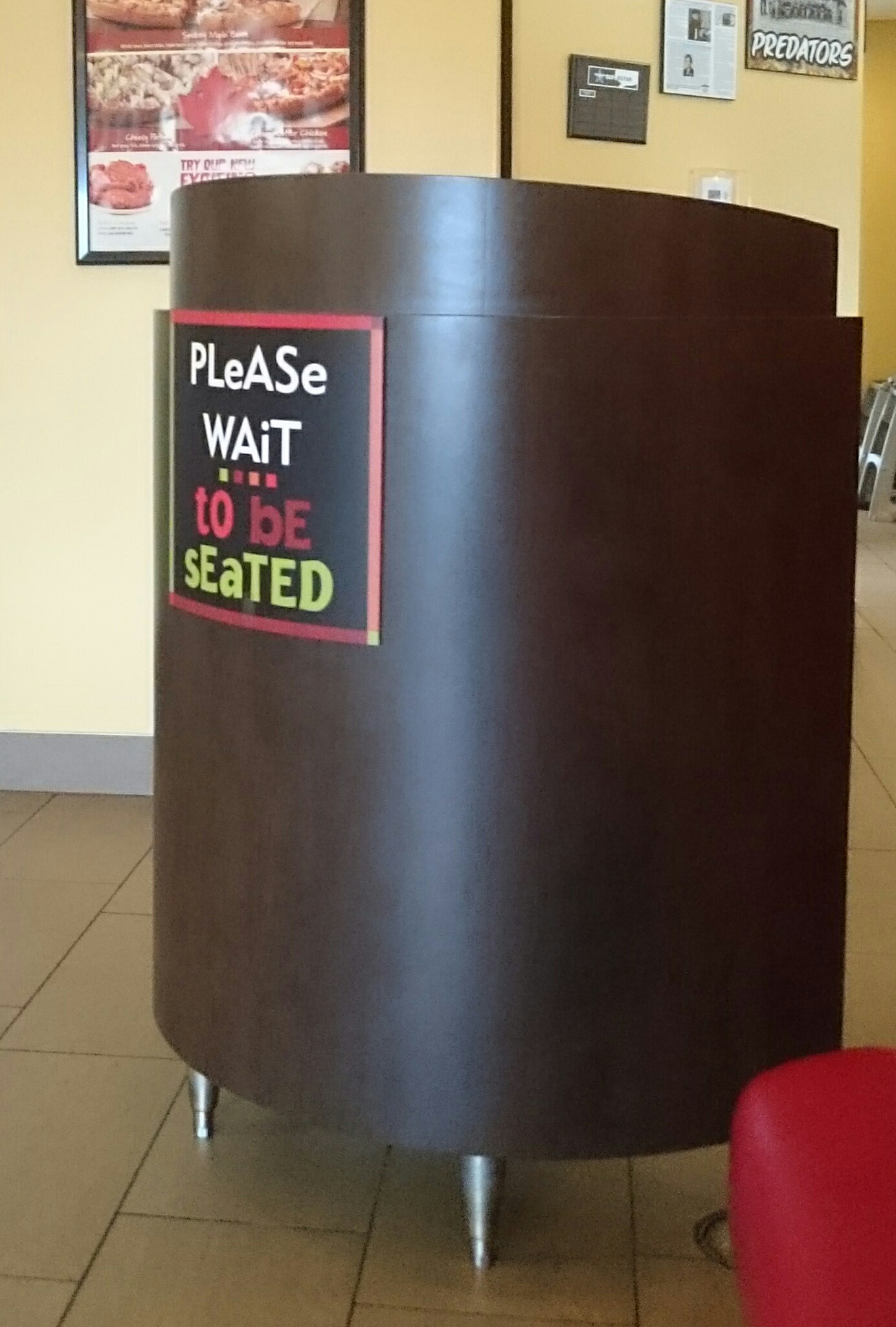 home appliance - Podans Please Wait to be Seated