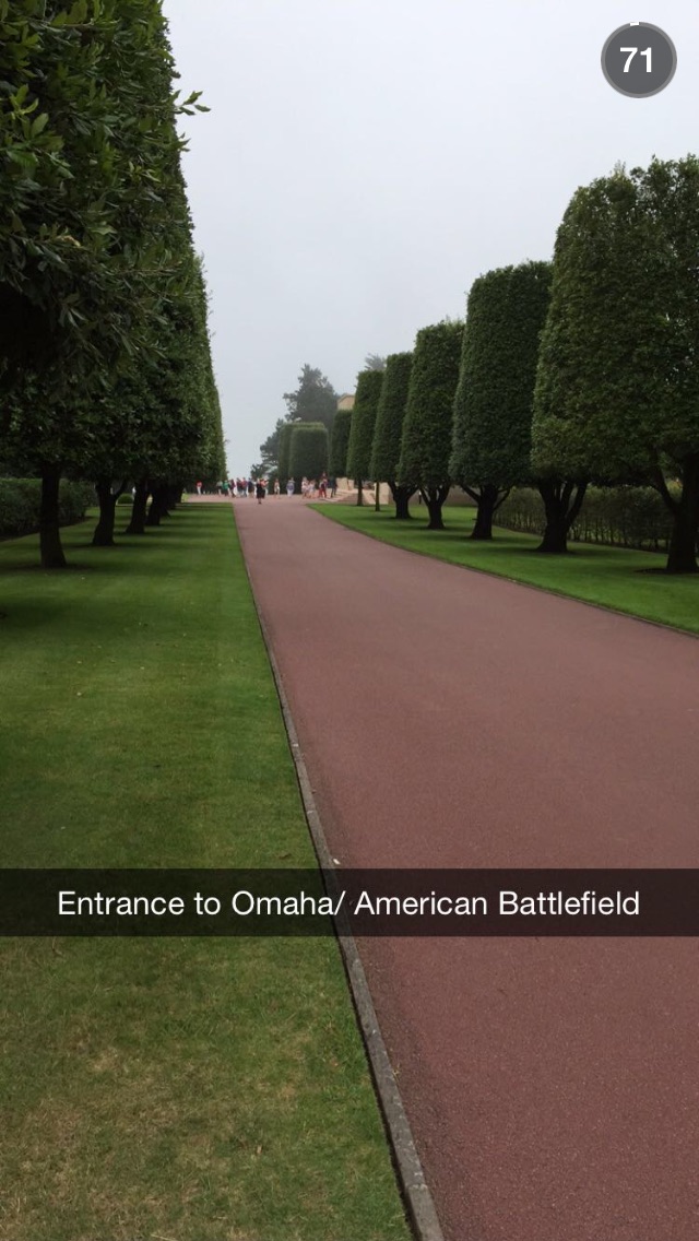 grass - Entrance to Omaha American Battlefield
