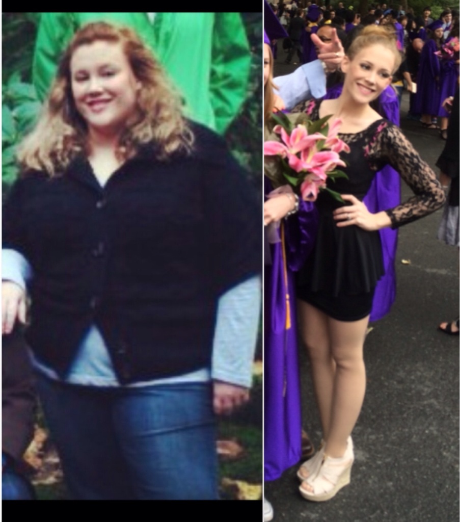 before and after 115 lb weight loss