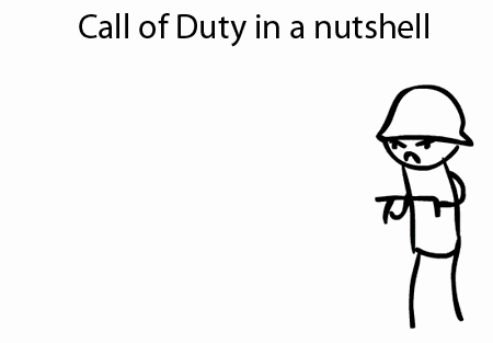 call of duty in a nutshell gif - Call of Duty in a nutshell