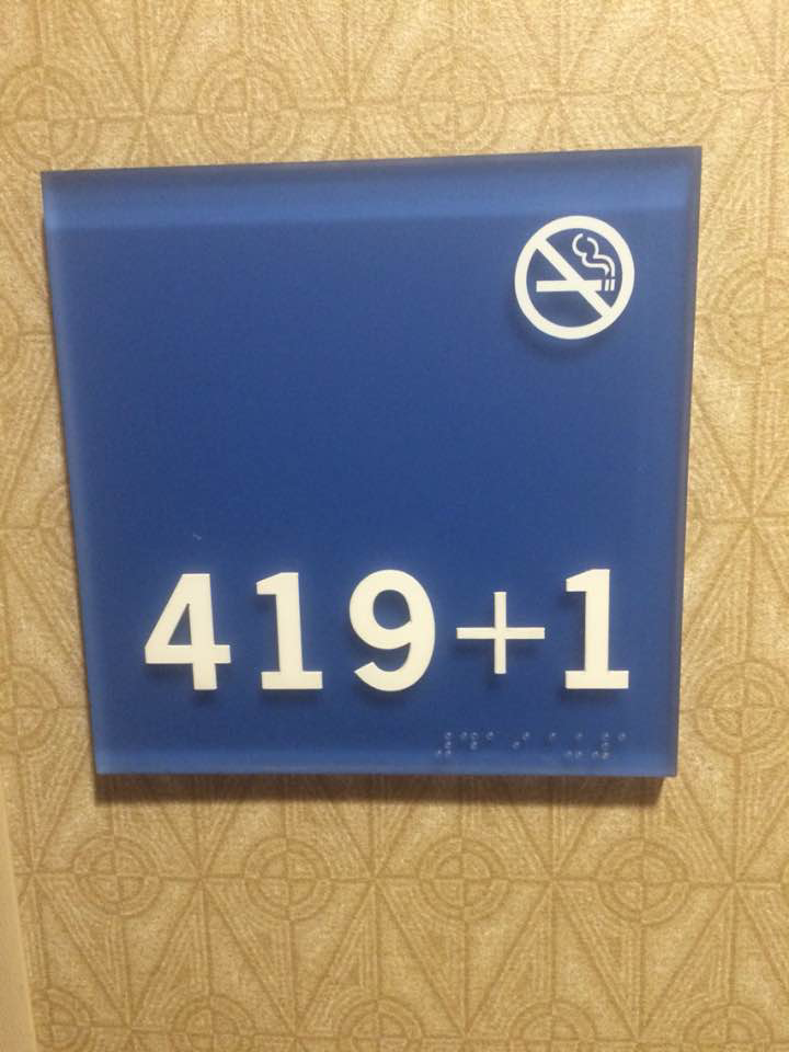 This room number is 419 plus 1.